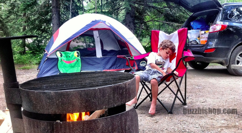 camping with kids in alberta