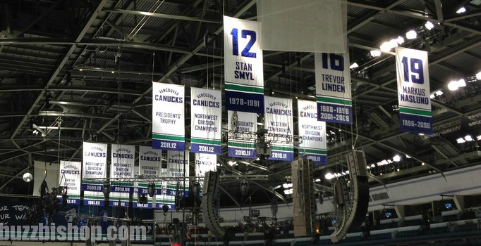 canucks banners rogers arena