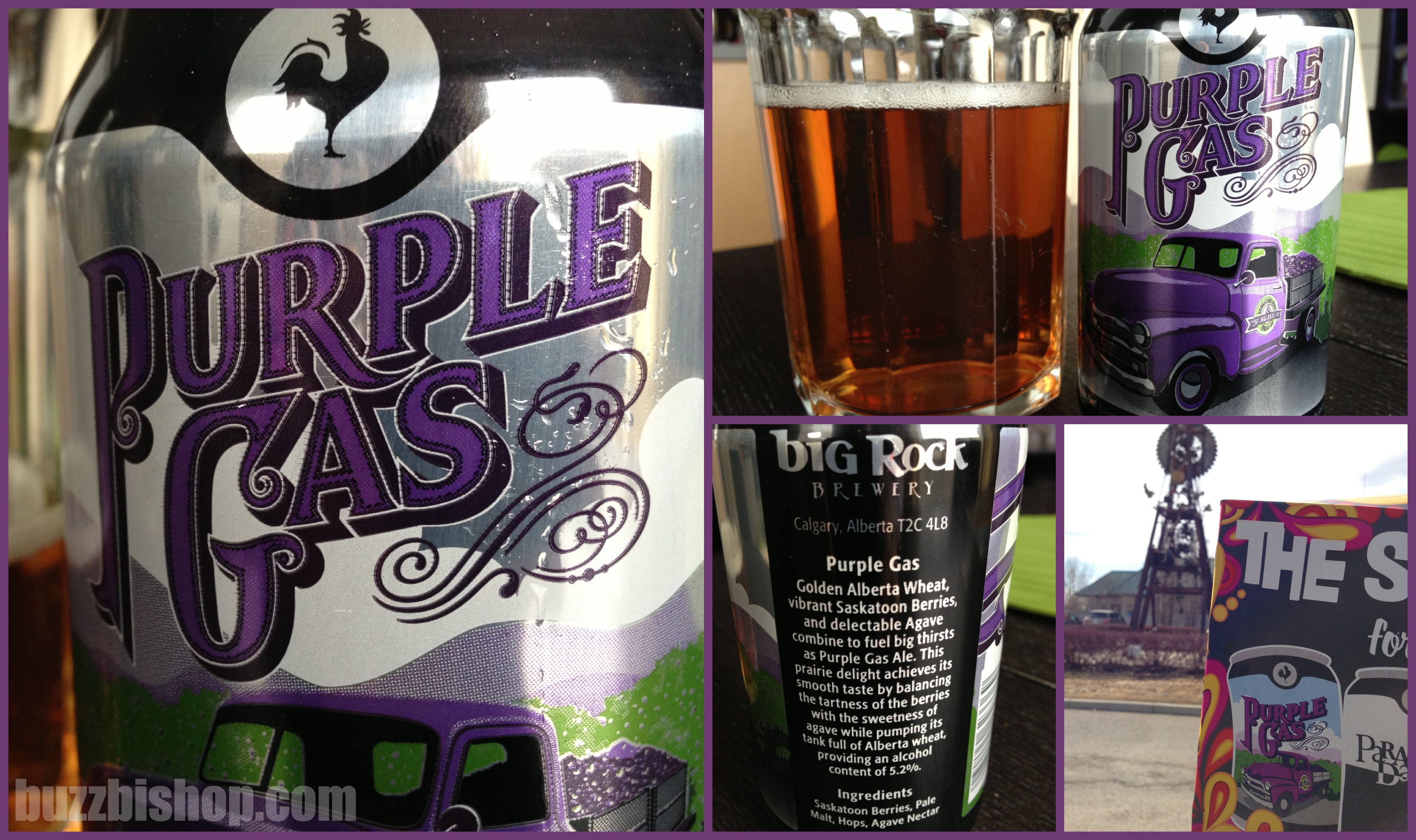 Purple Gas Beer from Big Rock Brewery
