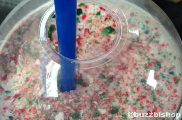 Candy Cane Shake At Peters Drive-In